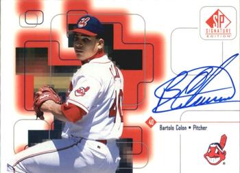 1999 SP Signature Edition - Autographs #BCo Bartolo Colon  Front