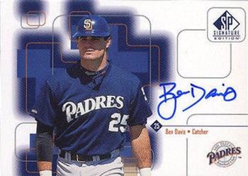 1999 SP Signature Edition - Autographs #BD Ben Davis  Front