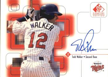 1999 SP Signature Edition - Autographs #TW Todd Walker  Front