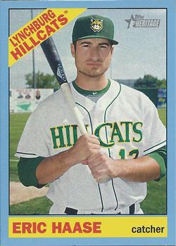 2015 Topps Heritage Minor League - Blue #182 Eric Haase Front