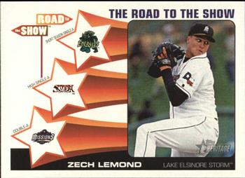 2015 Topps Heritage Minor League - The Road to the Show #RTTS-20 Zech Lemond Front