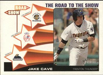 2015 Topps Heritage Minor League - The Road to the Show #RTTS-44 Jake Cave Front