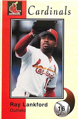1994 St. Louis Cardinals Police #NNO Ray Lankford Front