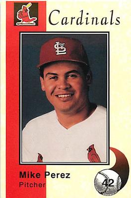 1994 St. Louis Cardinals Police #NNO Mike Perez Front