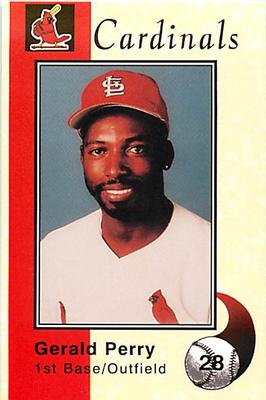 1994 St. Louis Cardinals Police #NNO Gerald Perry Front