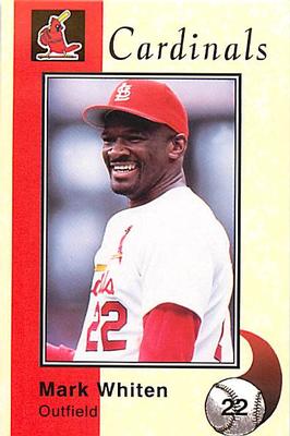 1994 St. Louis Cardinals Police #NNO Mark Whiten Front