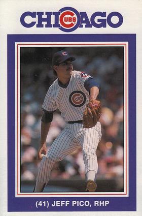 1988 David Berg Chicago Cubs #NNO Jeff Pico Front