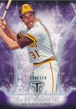 2015 Topps Triple Threads - Amethyst #42 Dave Winfield Front