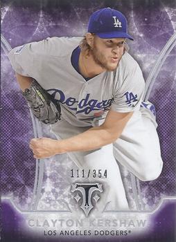 2015 Topps Triple Threads - Amethyst #6 Clayton Kershaw Front