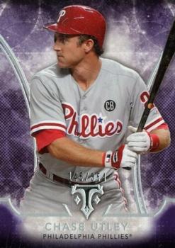 2015 Topps Triple Threads - Amethyst #54 Chase Utley Front