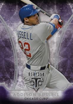 2015 Topps Triple Threads - Amethyst #86 Addison Russell Front