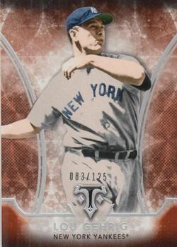 2015 Topps Triple Threads - Amber #50 Lou Gehrig Front