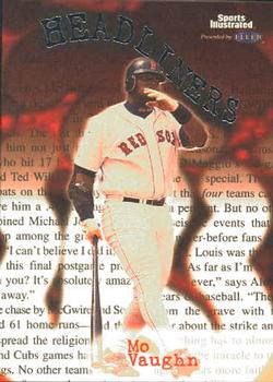 1999 Sports Illustrated - Headliners #3HL Mo Vaughn  Front
