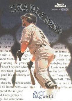 1999 Sports Illustrated - Headliners #5HL Jeff Bagwell  Front