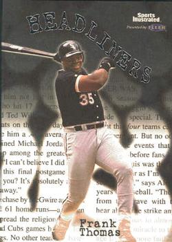 1999 Sports Illustrated - Headliners #9HL Frank Thomas  Front