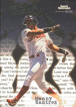 1999 Sports Illustrated - Headliners #10HL Manny Ramirez  Front