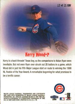 1999 Sports Illustrated - Ones To Watch #12OW Kerry Wood  Back