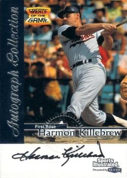 1999 Sports Illustrated Greats of the Game - Autographs #NNO Harmon Killebrew Front