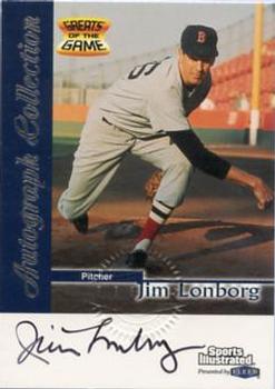 1999 Sports Illustrated Greats of the Game - Autographs #NNO Jim Lonborg Front