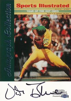 1999 Sports Illustrated Greats of the Game - Autographs #NNO Vida Blue Front