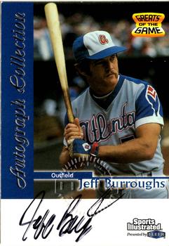 1999 Sports Illustrated Greats of the Game - Autographs #NNO Jeff Burroughs Front