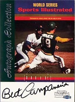 1999 Sports Illustrated Greats of the Game - Autographs #NNO Bert Campaneris Front