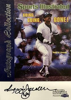 1999 Sports Illustrated Greats of the Game - Autographs #NNO Reggie Jackson Front