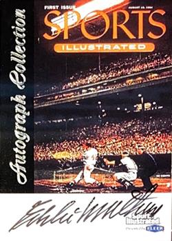 1999 Sports Illustrated Greats of the Game - Autographs #NNO Eddie Mathews Front