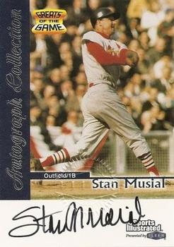 1999 Sports Illustrated Greats of the Game - Autographs #NNO Stan Musial Front