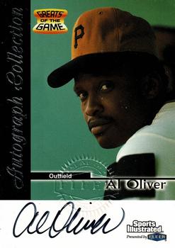 1999 Sports Illustrated Greats of the Game - Autographs #NNO Al Oliver Front
