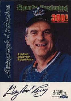1999 Sports Illustrated Greats of the Game - Autographs #NNO Gaylord Perry Front