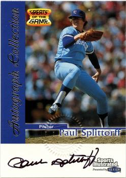 1999 Sports Illustrated Greats of the Game - Autographs #NNO Paul Splittorff Front