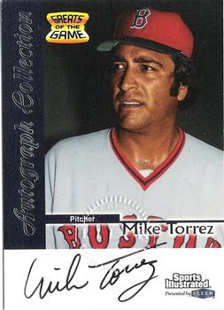 1999 Sports Illustrated Greats of the Game - Autographs #NNO Mike Torrez Front
