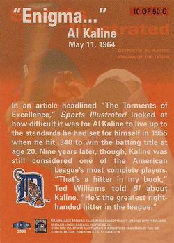 1999 Sports Illustrated Greats of the Game - Cover Collection #10C Al Kaline Back