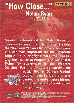 1999 Sports Illustrated Greats of the Game - Cover Collection #37C Nolan Ryan Back
