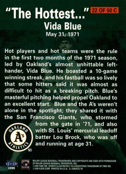 1999 Sports Illustrated Greats of the Game - Cover Collection #22C Vida Blue Back