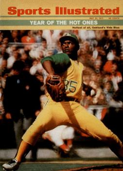 1999 Sports Illustrated Greats of the Game - Cover Collection #22C Vida Blue Front