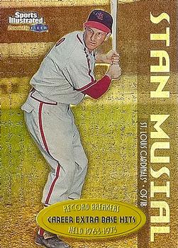 1999 Sports Illustrated Greats of the Game - Record Breakers Gold #2 Stan Musial  Front
