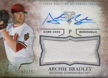 2015 Topps Triple Threads - Unity Autograph Jumbo Relics Sepia #UAJR-AB Archie Bradley Front