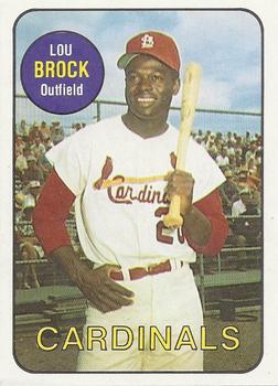 1986 Sports Design Products JD McCarthy #2 Lou Brock Front