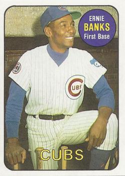 1986 Sports Design Products JD McCarthy #7 Ernie Banks Front