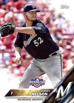 2016 Topps Opening Day #OD-23 Jimmy Nelson Front