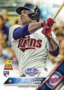 2016 Topps Opening Day #OD-52 Miguel Sano Front