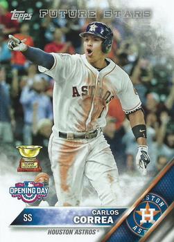 2016 Topps Opening Day #OD-58 Carlos Correa Front