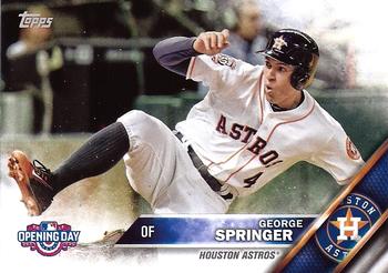 2016 Topps Opening Day #OD-73 George Springer Front