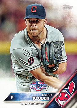 2016 Topps Opening Day #OD-93 Corey Kluber Front