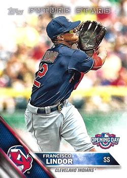 2016 Topps Opening Day #OD-110 Francisco Lindor Front