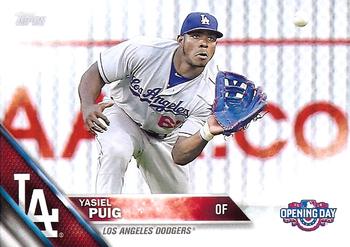 2016 Topps Opening Day #OD-119 Yasiel Puig Front