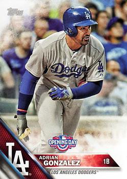 2016 Topps Opening Day #OD-135 Adrian Gonzalez Front