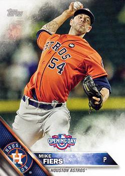 2016 Topps Opening Day #OD-137 Mike Fiers Front